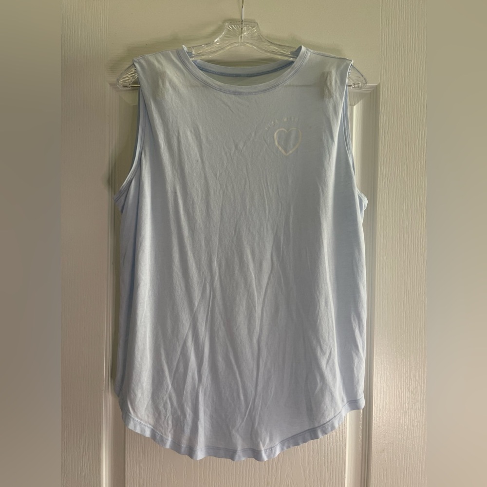 Lululemon Athletica Brunswick Lead With The Heart Muscle Tank Top Womens Size XL